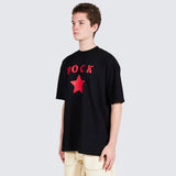 Pleasures Men Rockstar T-Shirt Black - T-SHIRTS - Canada