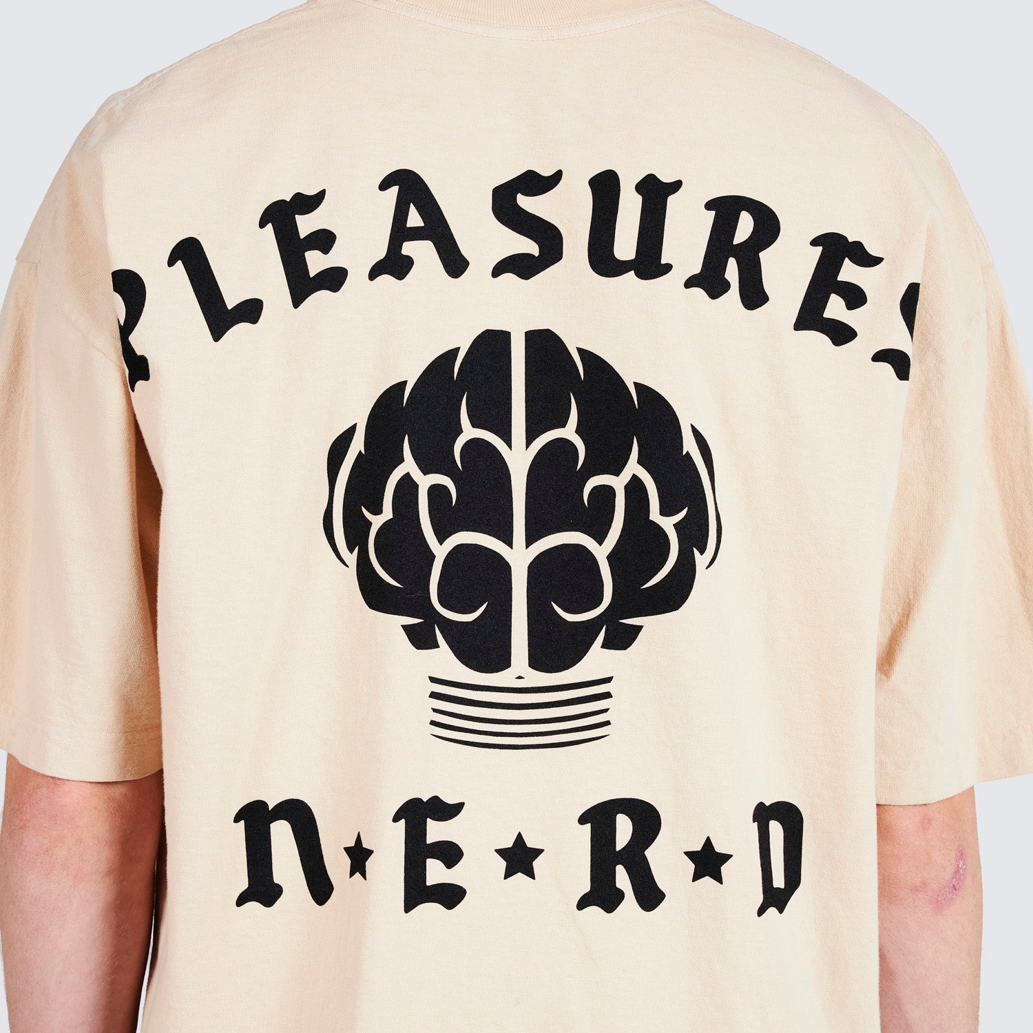 Pleasures Men Rockstar T-Shirt Tan - T-SHIRTS - Canada