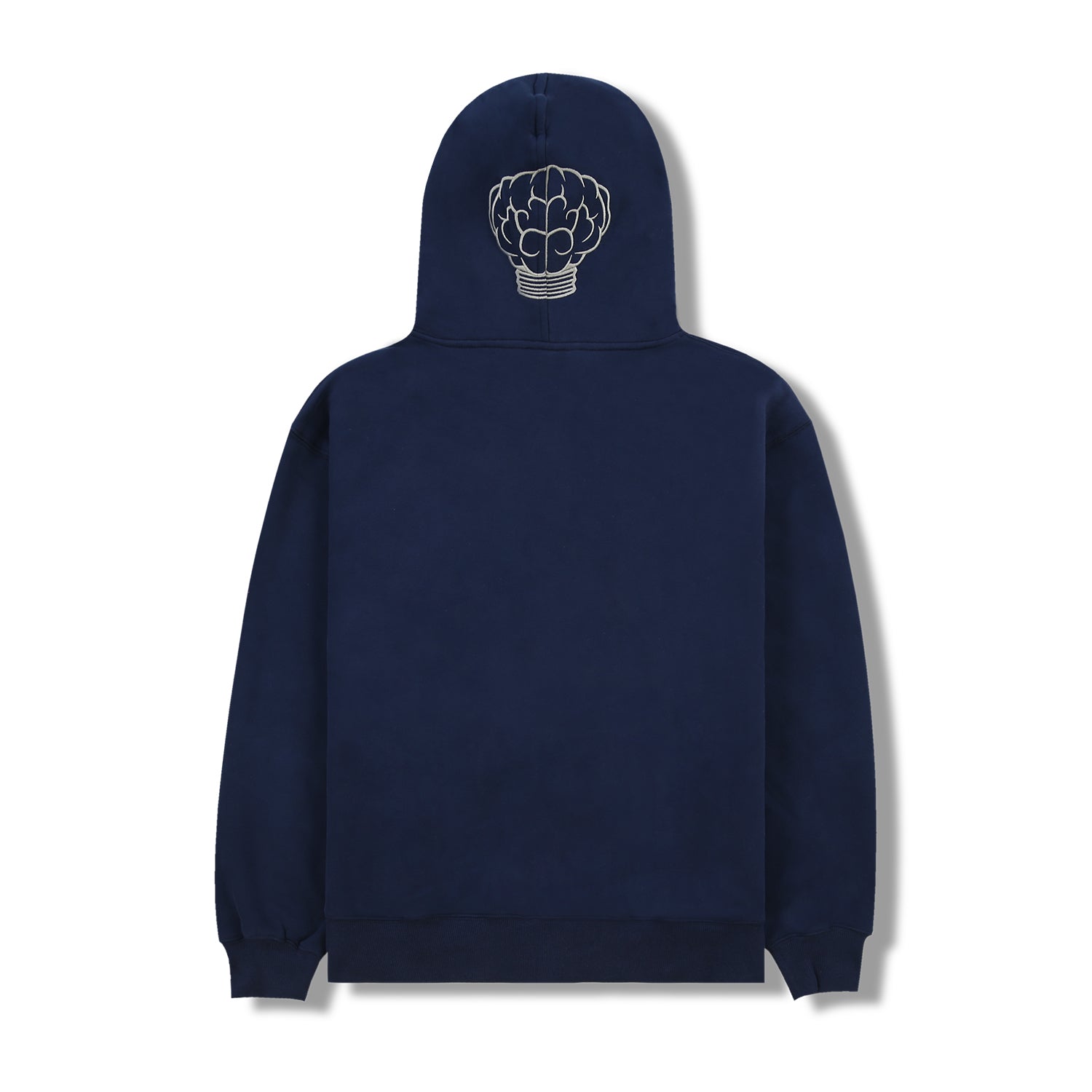 Pleasures Men Nerd Zip Up Hoodie Navy - SWEATERS - Canada