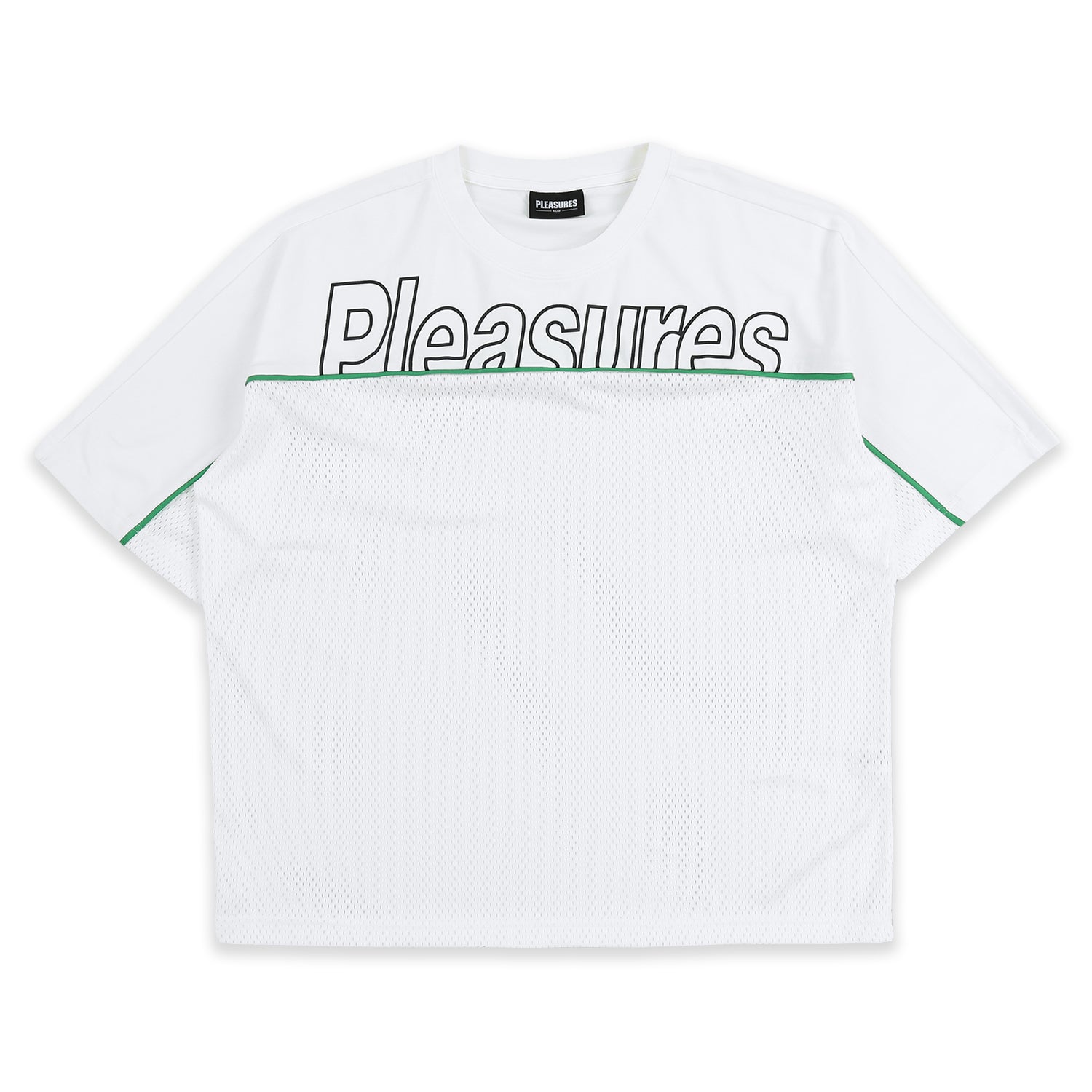 Pleasures Men Reveal Mesh T-Shirt White - T-SHIRTS - Canada