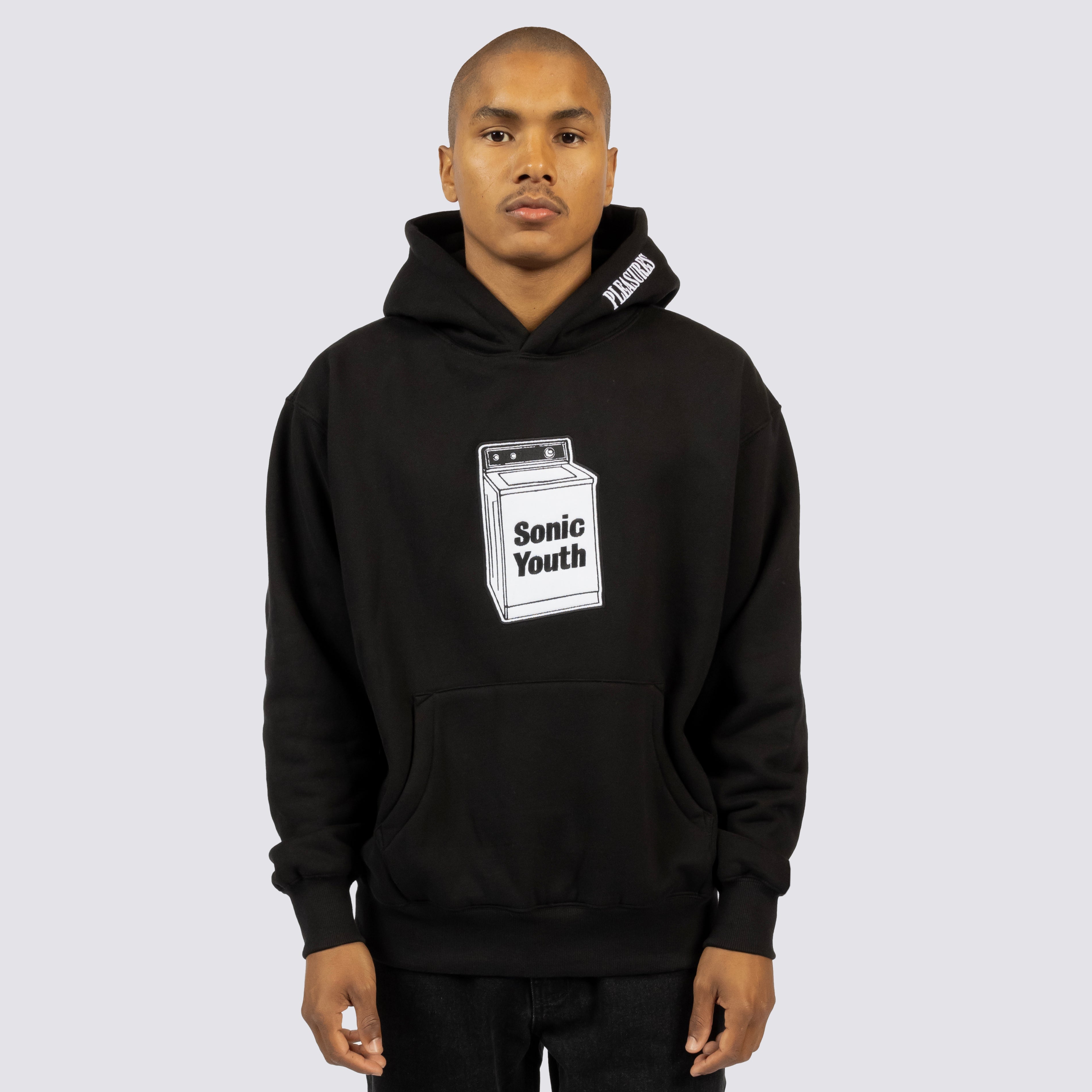 Pleasures Men Washing Machine Hoodie Black - SWEATERS - Canada