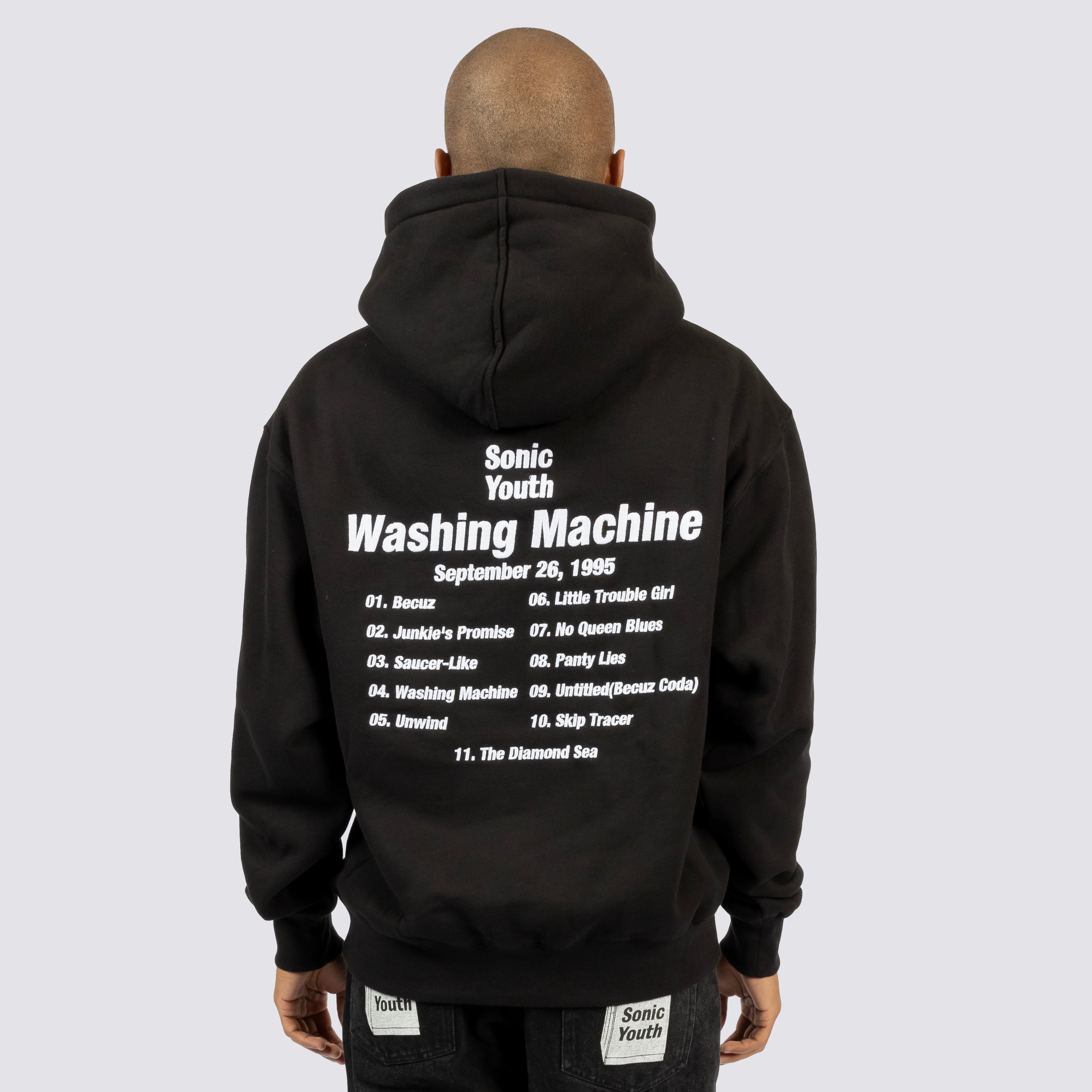 Pleasures Men Washing Machine Hoodie Black - SWEATERS - Canada