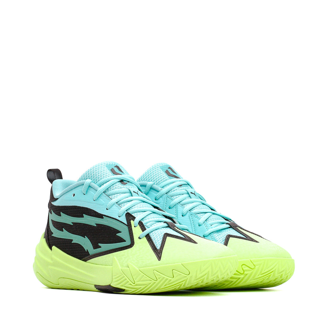 Puma Junior Scoot Zeros Team Blue Green 310416-05 - FOOTWEAR - Canada
