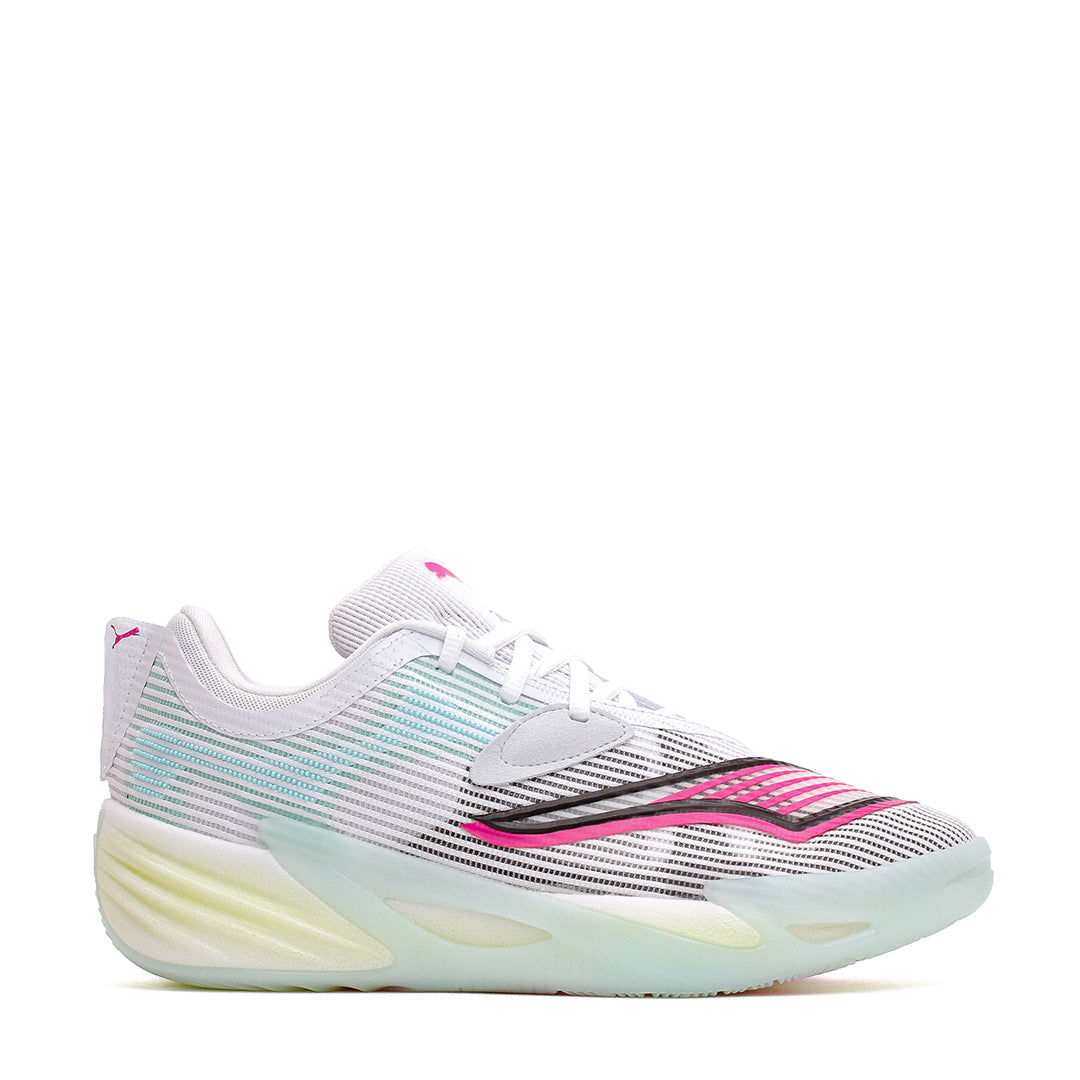 Puma Basketball Men All-Pro Nitro 2 White Mint Melt 311521-01 - FOOTWEAR - Canada Main image
