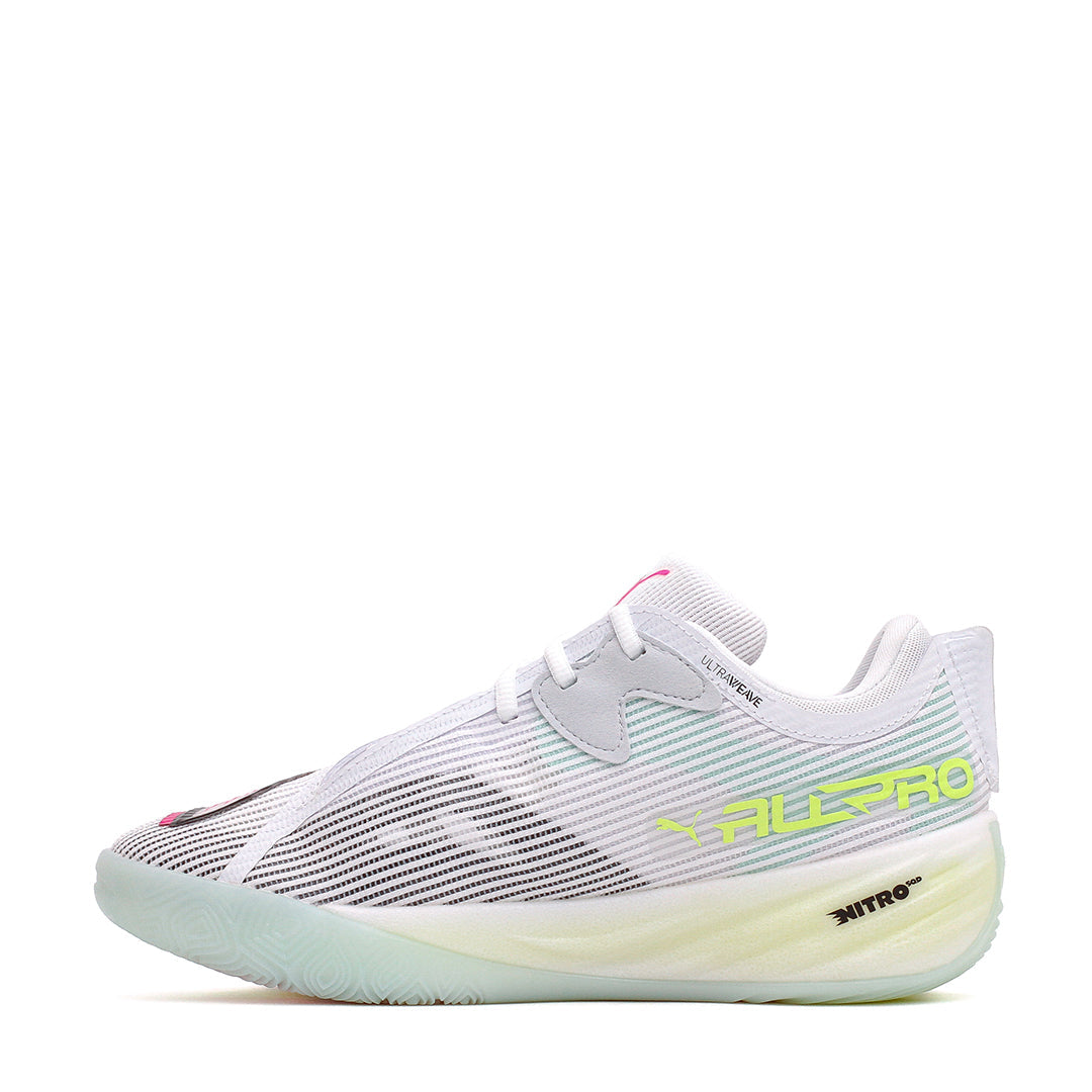 Puma Basketball Men All-Pro Nitro 2 White Mint Melt 311521-01 Secondary image