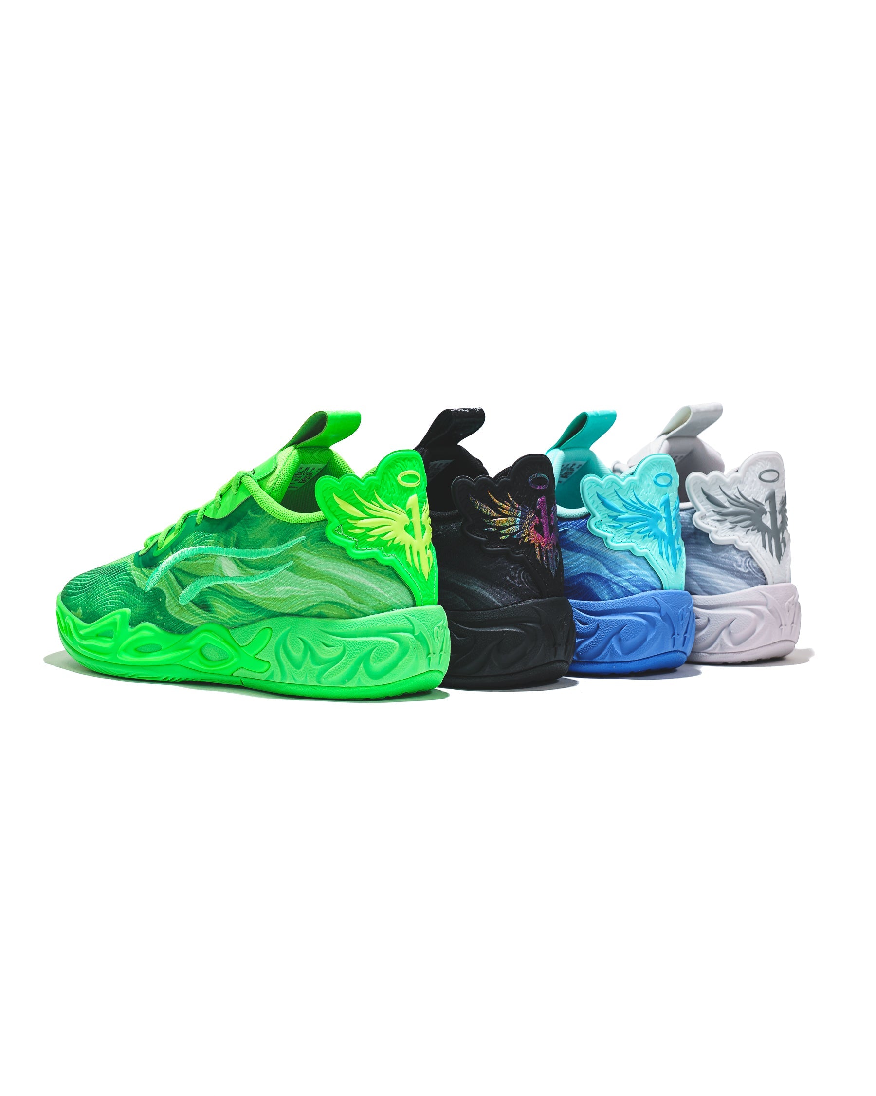 Puma Basketball Men LaMelo Ball MB.04 Lo Team Green Glare 312174-04 - FOOTWEAR - Canada