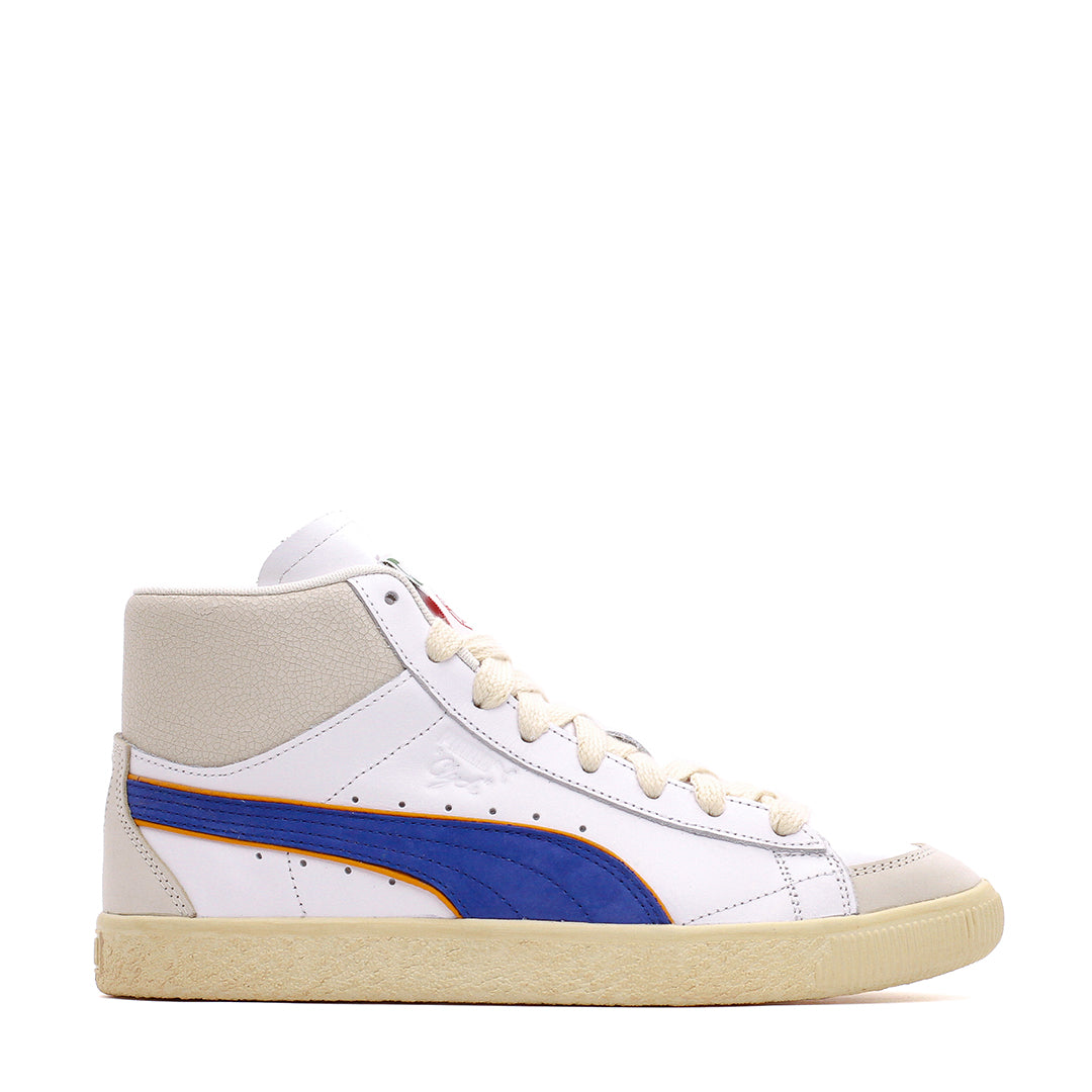 Puma Men Clyde Mid Bball x Rhuigi White Royal 391335-01 - FOOTWEAR - Canada Main image