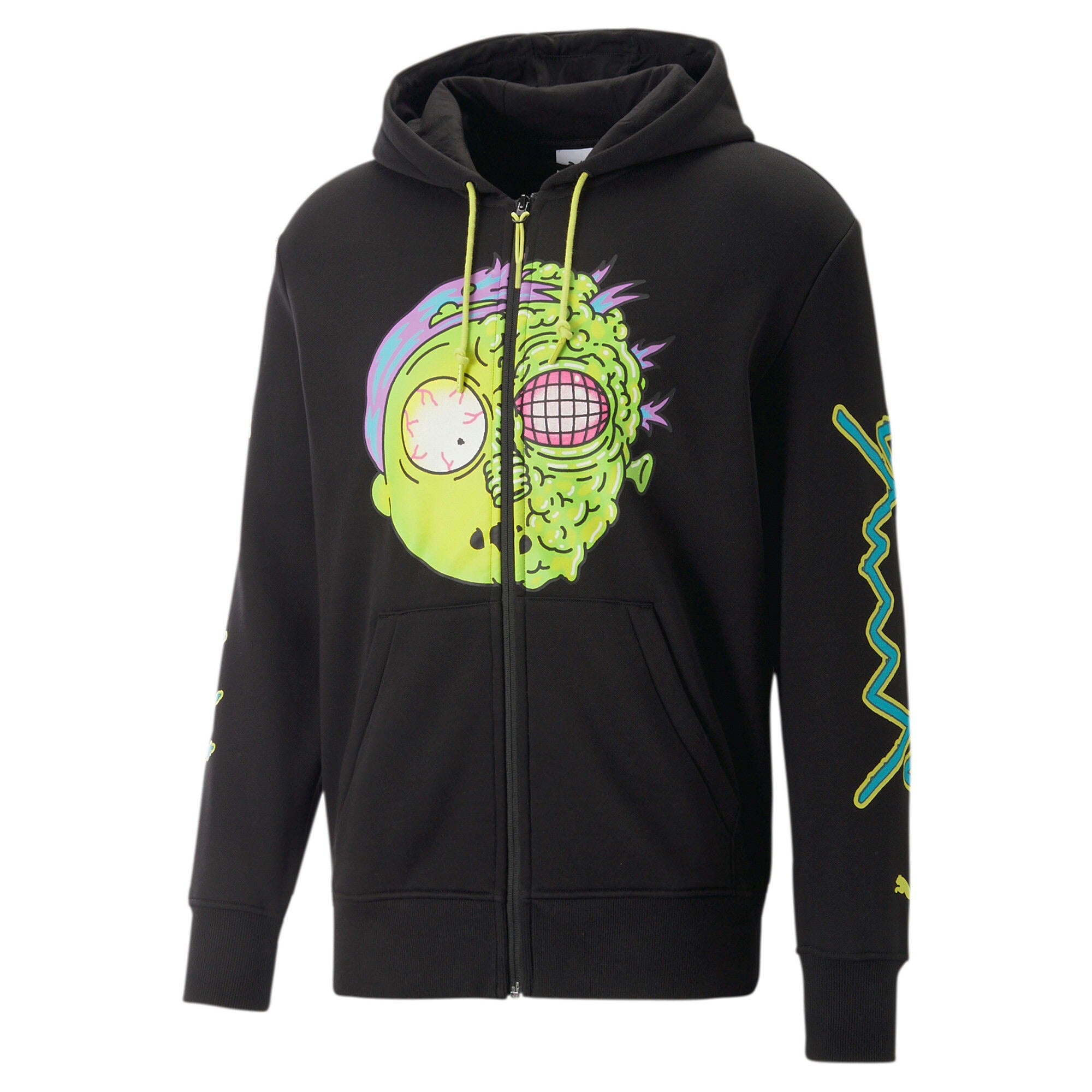 Puma Men Rick And Morty Full Zip Black 537098-01 - SWEATERS - Canada