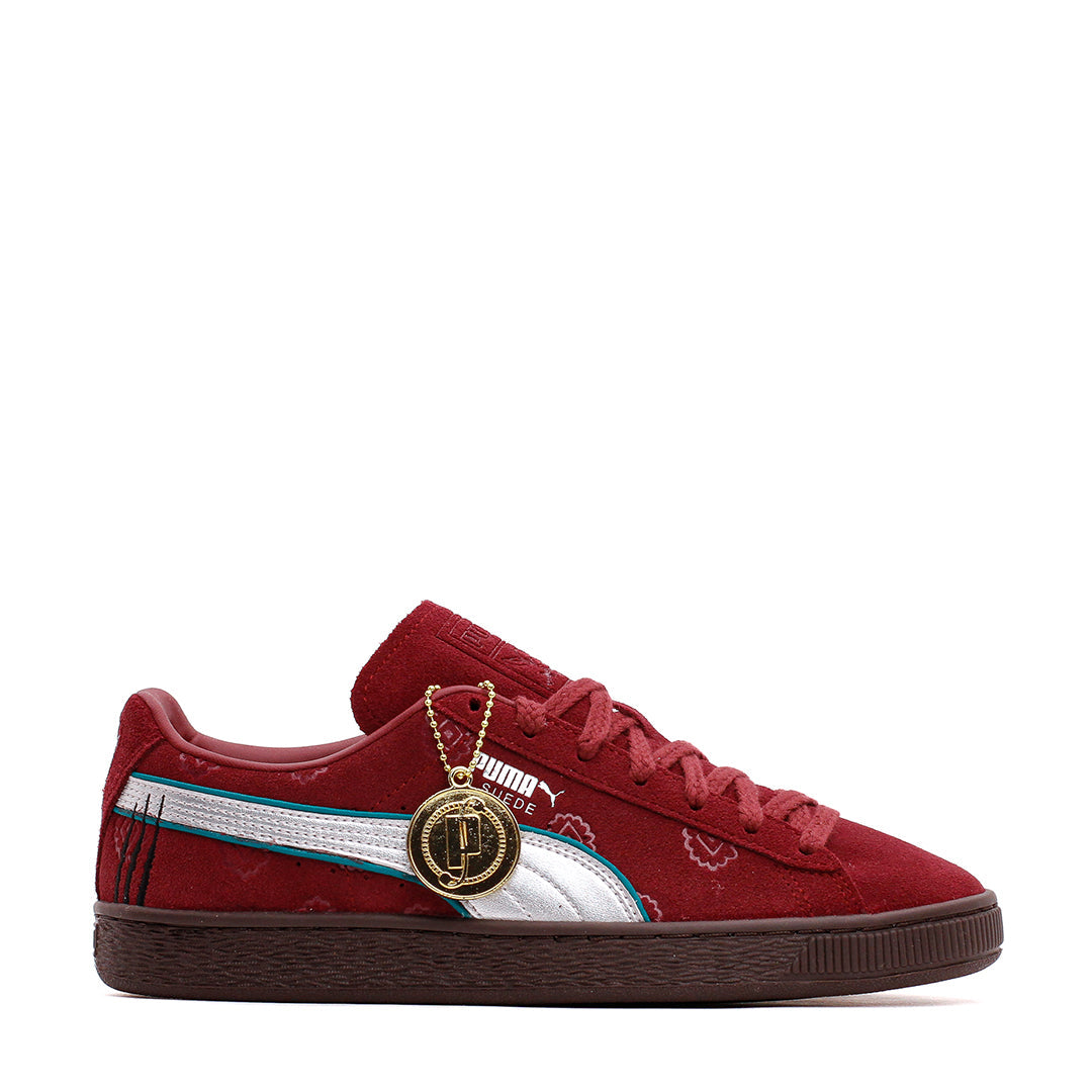 Puma Men Suede 2 x One Piece Red Silver 396521-01 Secondary image