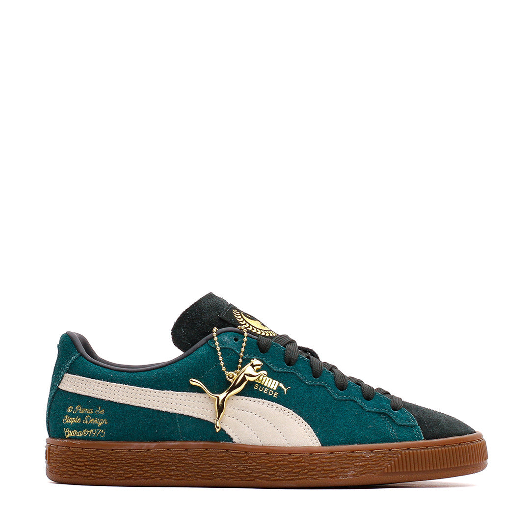 Puma Men x STAPLE Suede G Malachite Snow 393542-01 - FOOTWEAR Canada