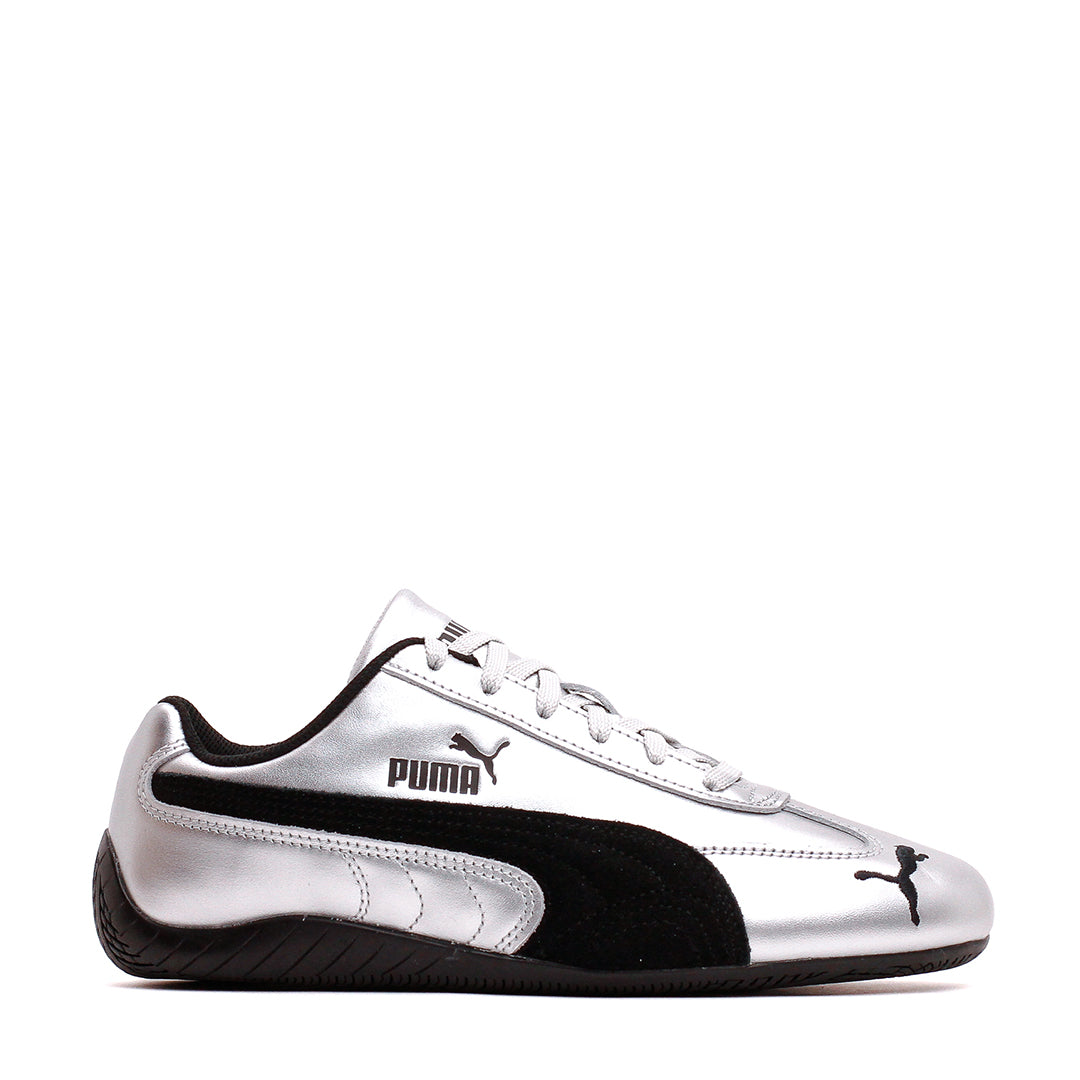 Puma Women Speedcat Metallic Silver Black 405357 01 FOOTWEAR Canada Main image