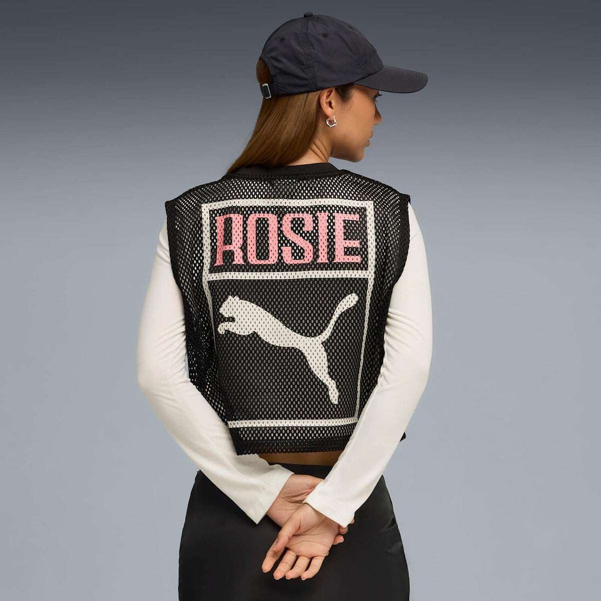 Puma x Rosé Relaxed Mesh Top T SHIRTS Canada