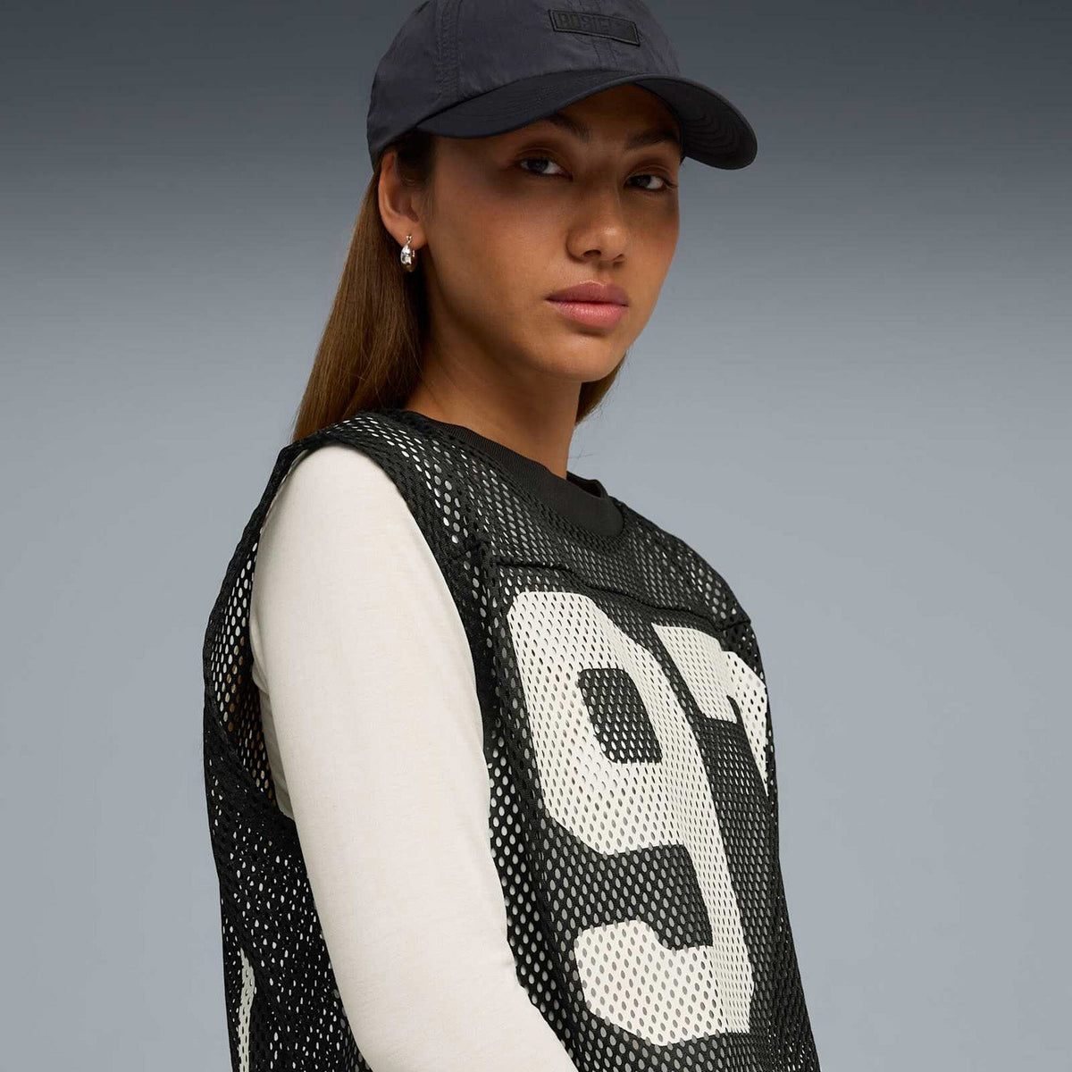 Puma x Rosé Relaxed Mesh Top T SHIRTS Canada