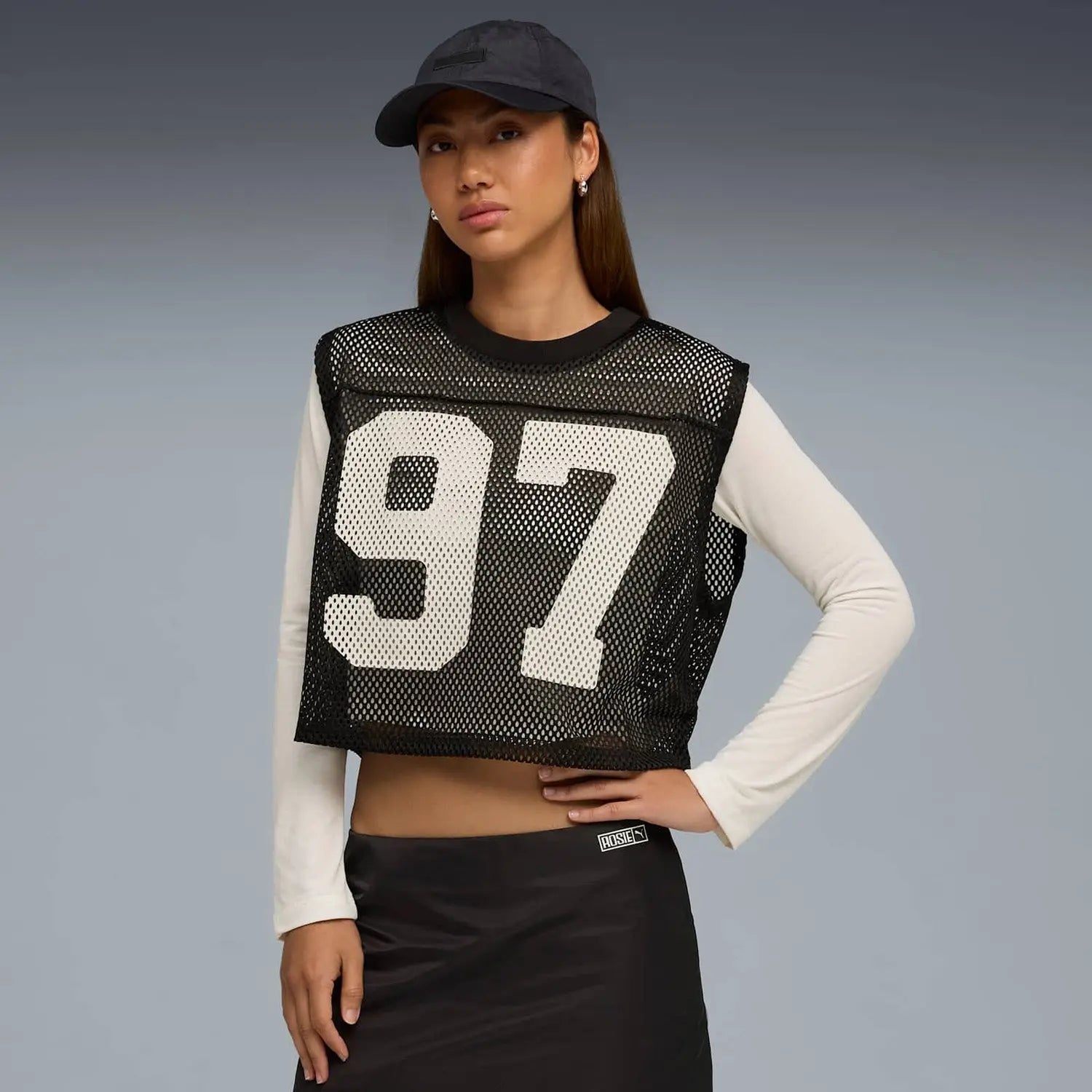 Puma x Rosé Relaxed Mesh Top T SHIRTS Canada