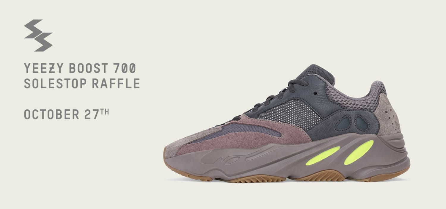 Raffle Information: adidas + KANYE WEST YEEZY BOOST 700 MAUVE - (EE9614)