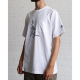 Raised By Wolves AG Howl Pocket Tee White - T-SHIRTS - Canada
