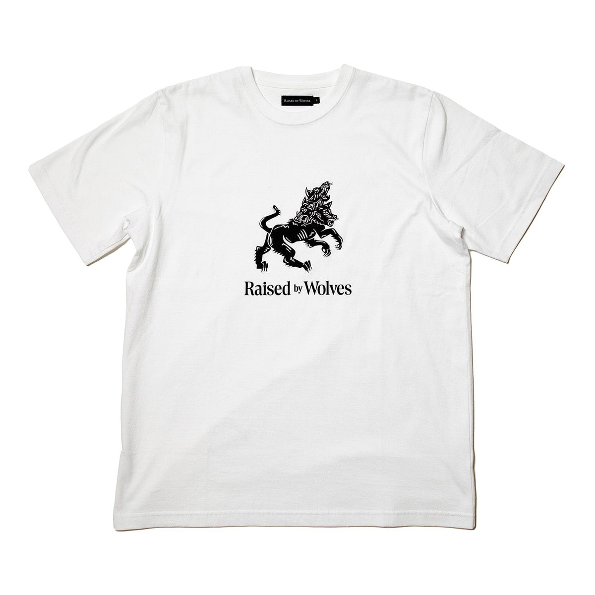 Raised By Wolves Cerberus Tee White - T-SHIRTS - Canada