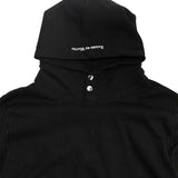 Raised By Wolves Classic Heavyweight Snap Hoodie Black - SWEATERS - Canada