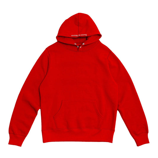 Raised By Wolves Classic Heavyweight Snap Hoodie Red - SWEATERS - Canada