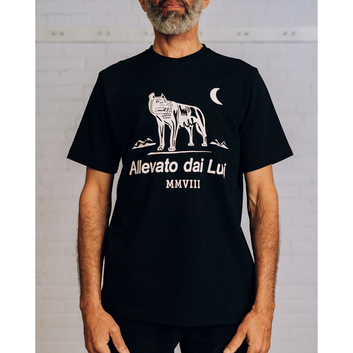 Raised by Wolves Club Logo Tee Black - T-SHIRTS - Canada