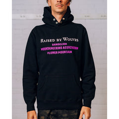 Raised By Wolves DMA Snap Hoodie Black - SWEATERS - Canada