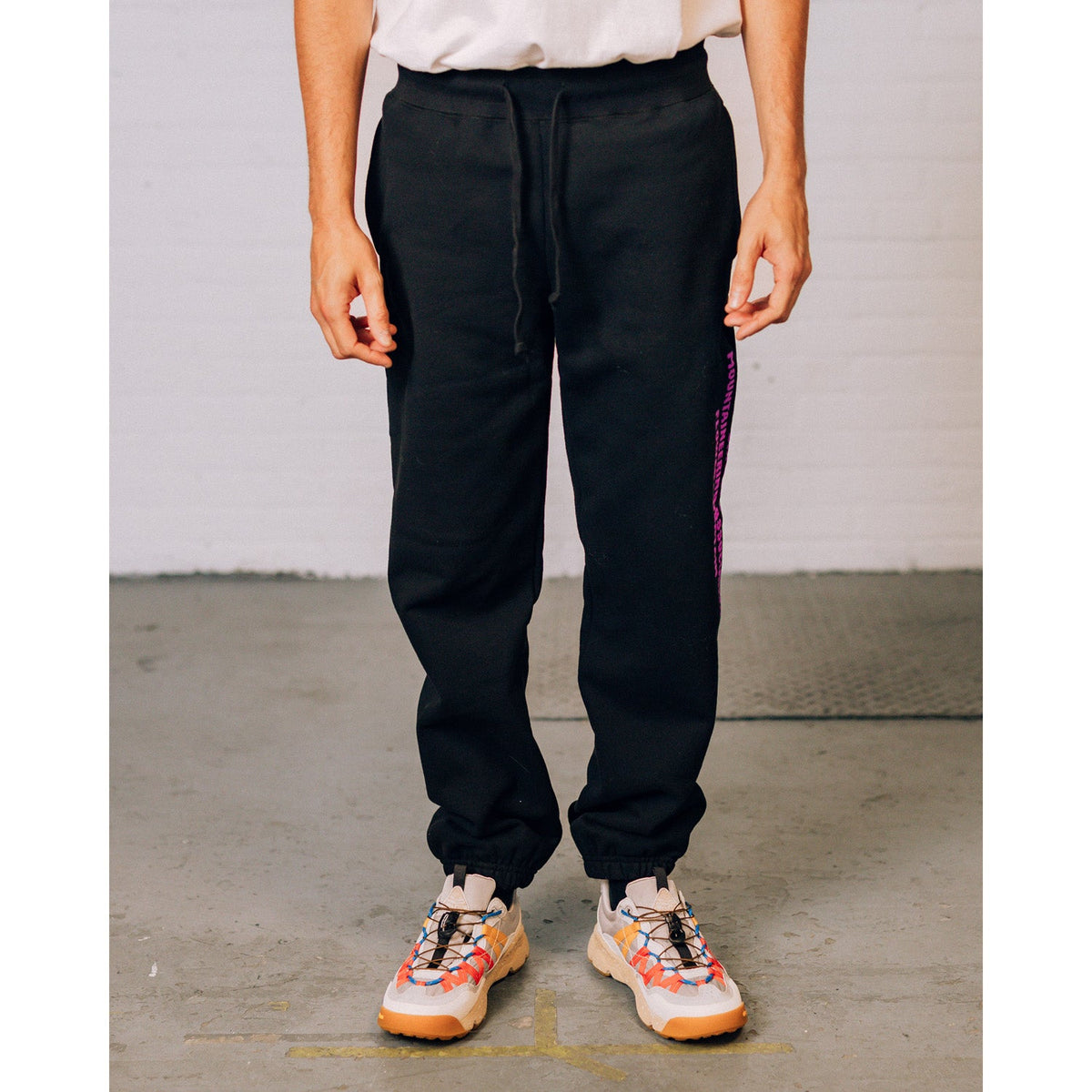 Raised By Wolves DMA Sweatpants Black - BOTTOMS - Canada