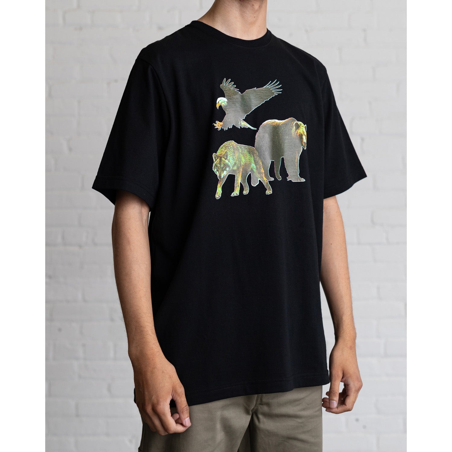 Raised By Wolves Hunt Club Tee Black - T-SHIRTS - Canada