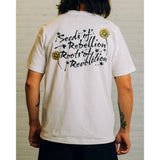 Raised By Wolves Men Seeds of Rebellion Snap Tee White - T - SHIRTS Canada
