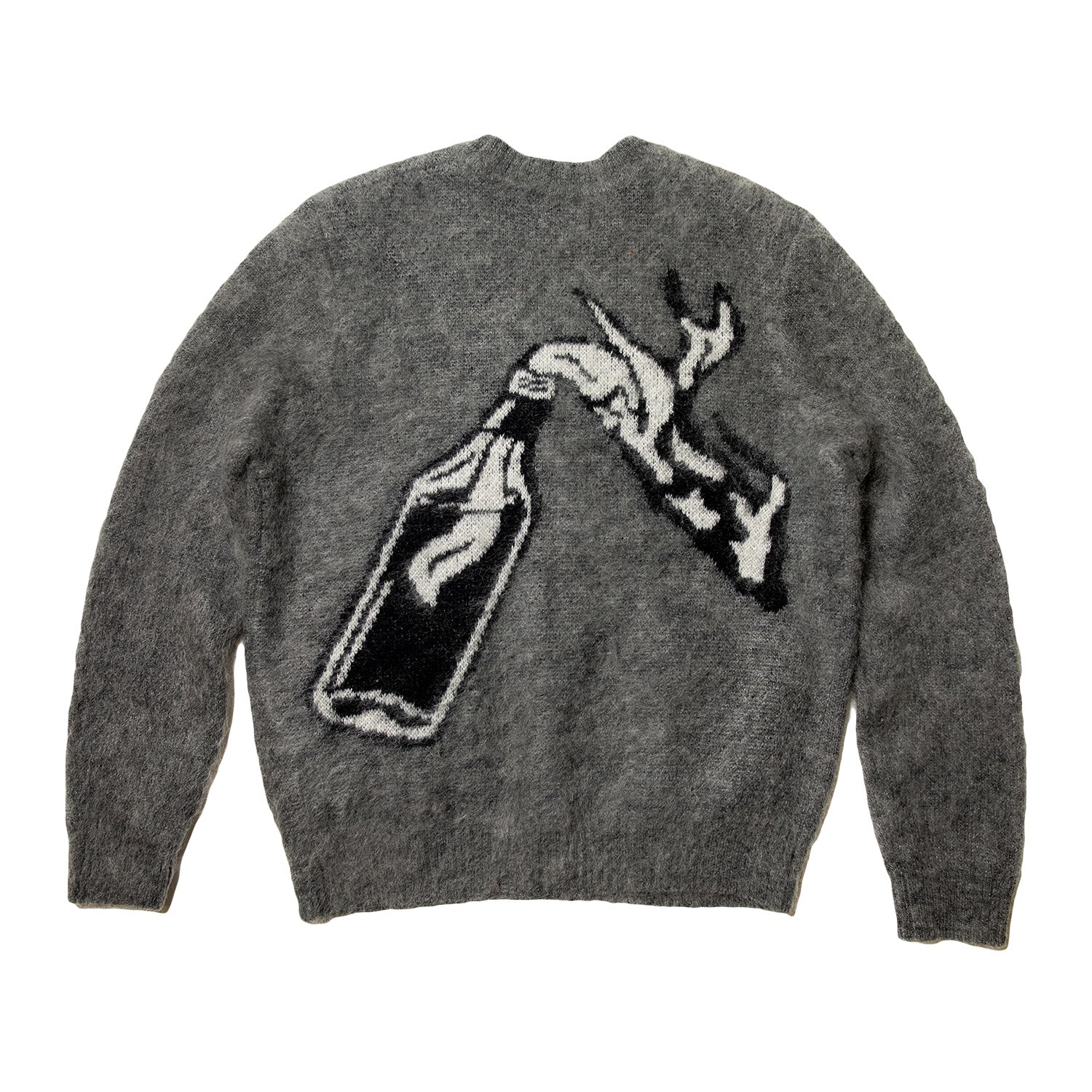 Raised By Wolves Molotov Cardigan Charcoal - TOPS - Canada