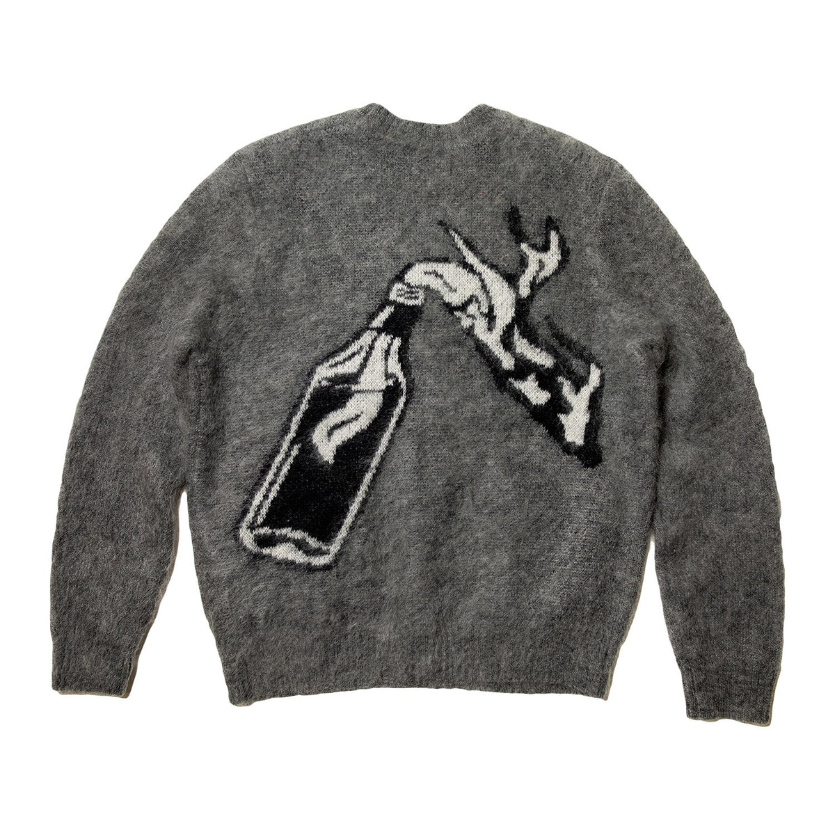 Raised By Wolves Molotov Cardigan Charcoal - TOPS - Canada