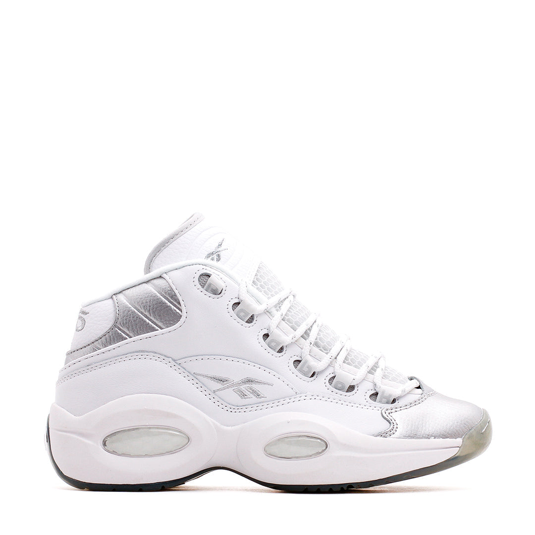 Reebok Classics Junior Question Mid White Silver GX3983 - FOOTWEAR - Canada Main image