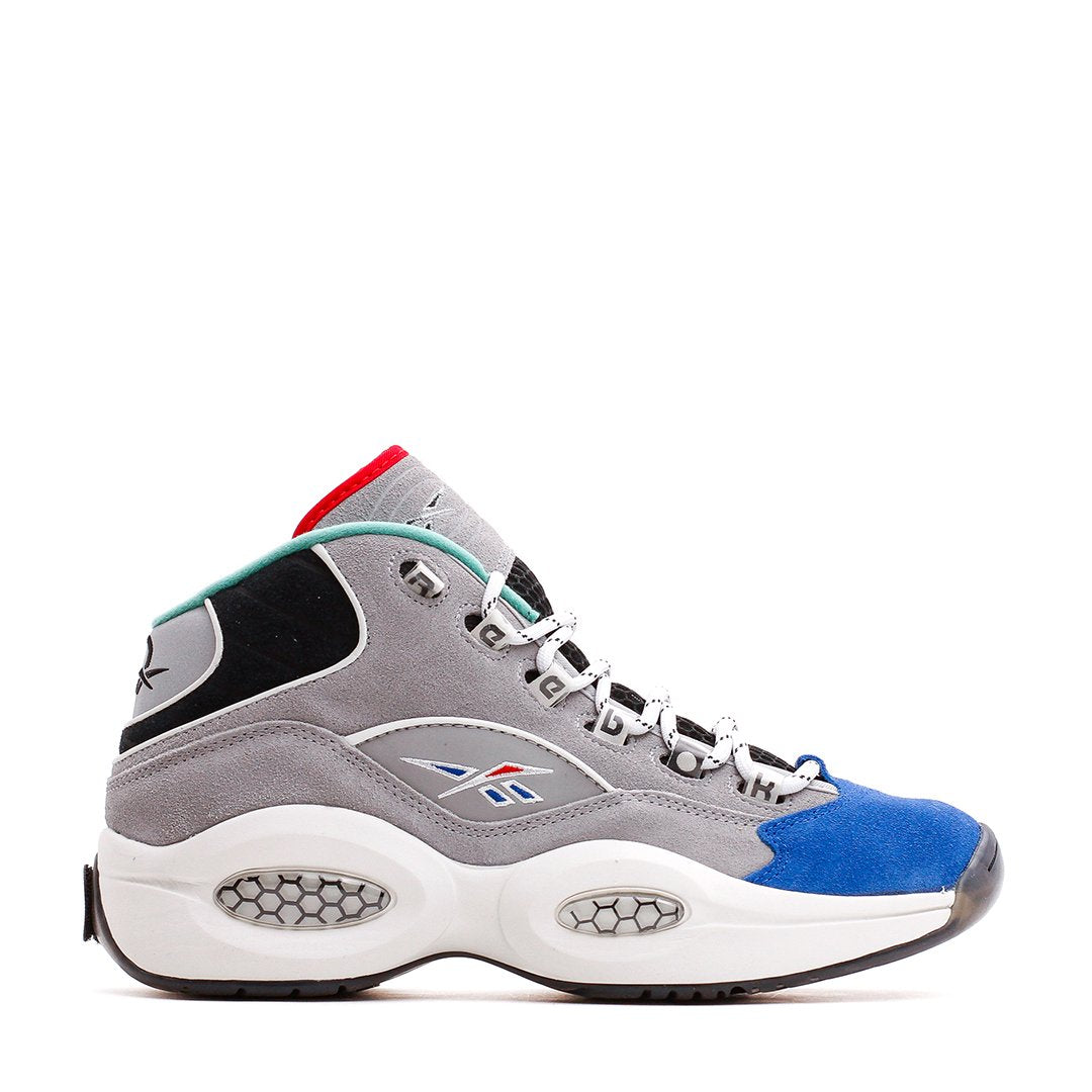 Reebok Classics Men Question Mid Allen Iverson Draft Night Grey Blue GZ7283 - FOOTWEAR - Canada Main image