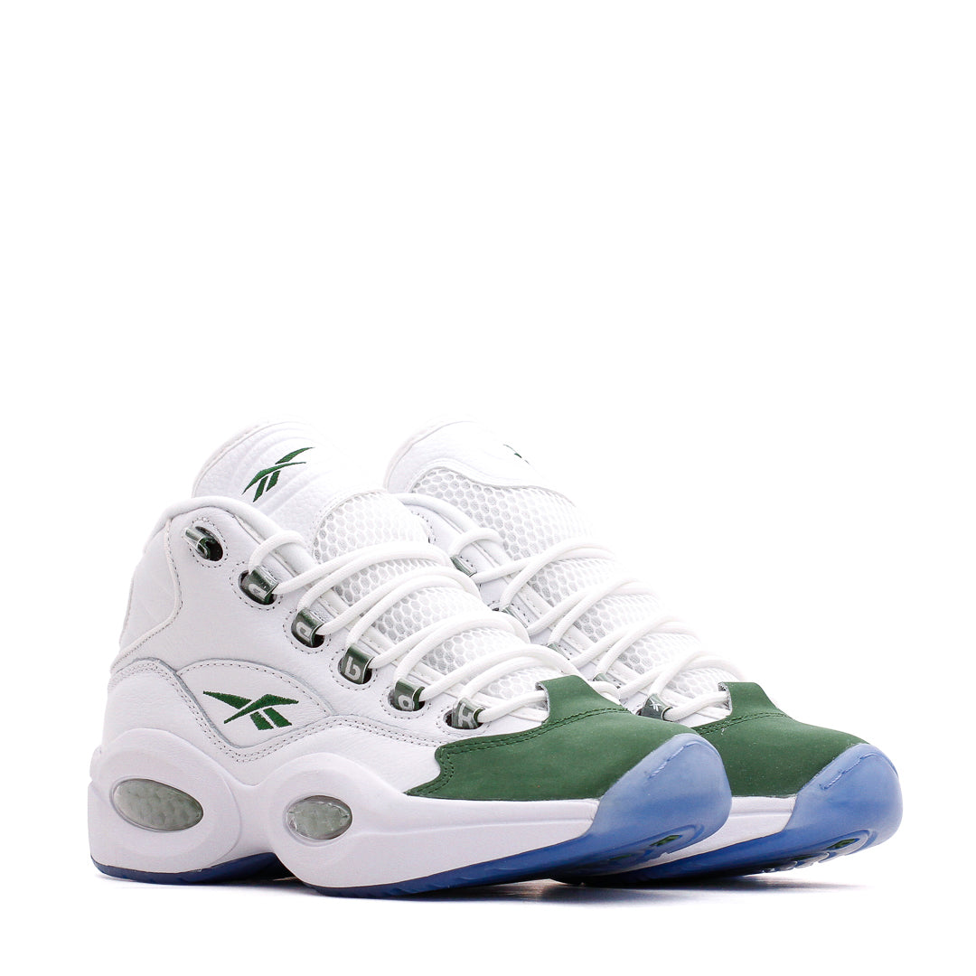 Reebok Classics Basketball Men Question Mid Allen Iverson White Green ID6690 Secondary image