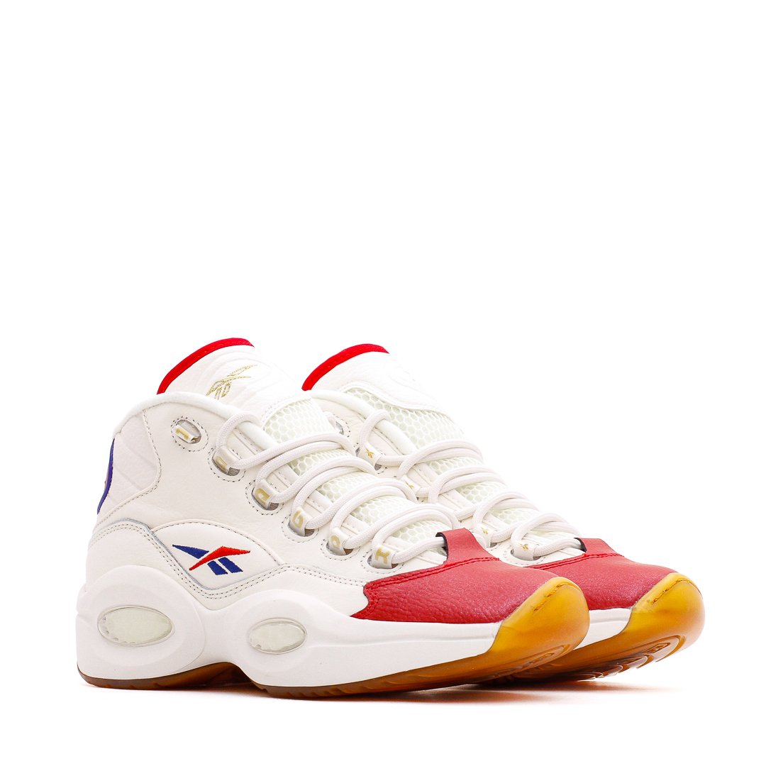 Reebok Classics Basketball Men Question Mid Allen Iverson White Red Blue GZ7099 Secondary image