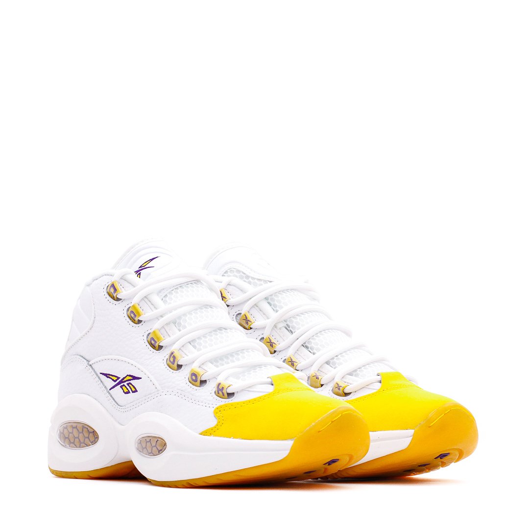 Reebok Classics Basketball Men Question Mid Allen Iverson Yellow Toe Core FX4278 Secondary image