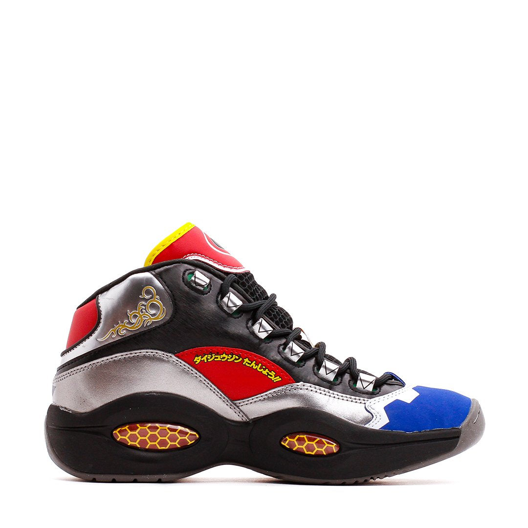 Reebok Classics Men x Power Rangers Question Mid Allen Iverson Black Silver Red GY0590 - FOOTWEAR - Canada