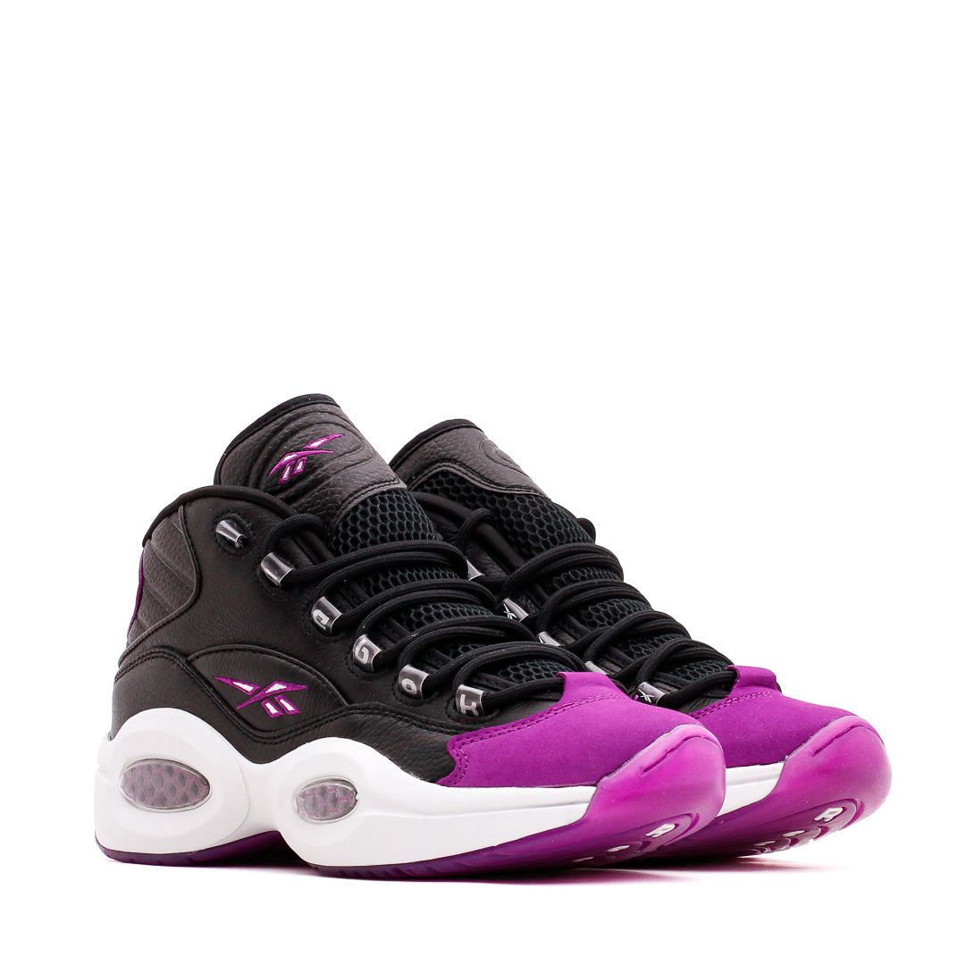 Reebok Classics Men Question Mid Black Purple GX0240 - FOOTWEAR - Canada