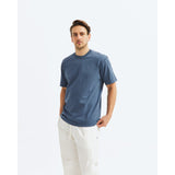 Reigning Champ Men Knit Mid Wt Jersey T-Shirt Washed Blue RC-1311-WBLU - T-SHIRTS - Canada
