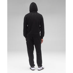 Reigning Champ Men Knit Midweight Terry Arch Logo Hoodie Black - SWEATERS - Canada