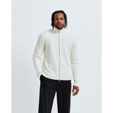 Reigning Champ Men Knit Vinnie Track Jacket Ivory RC-6031-IVO - OUTERWEAR - Canada
