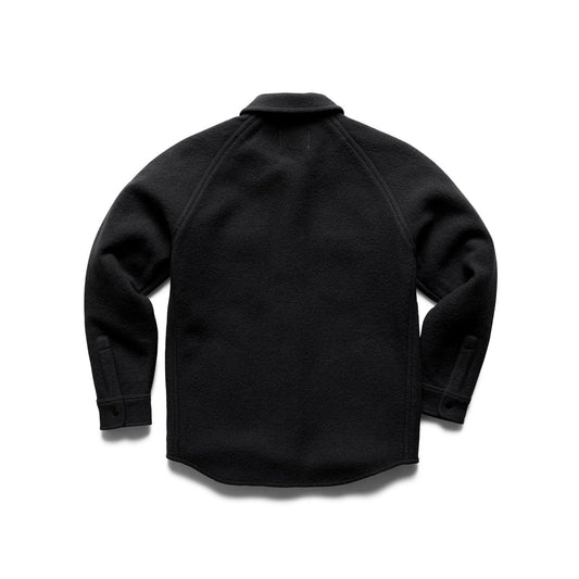 Reigning Champ Men Knit Wool Overshirt Black RC-8011-BLK - SWEATERS - Canada