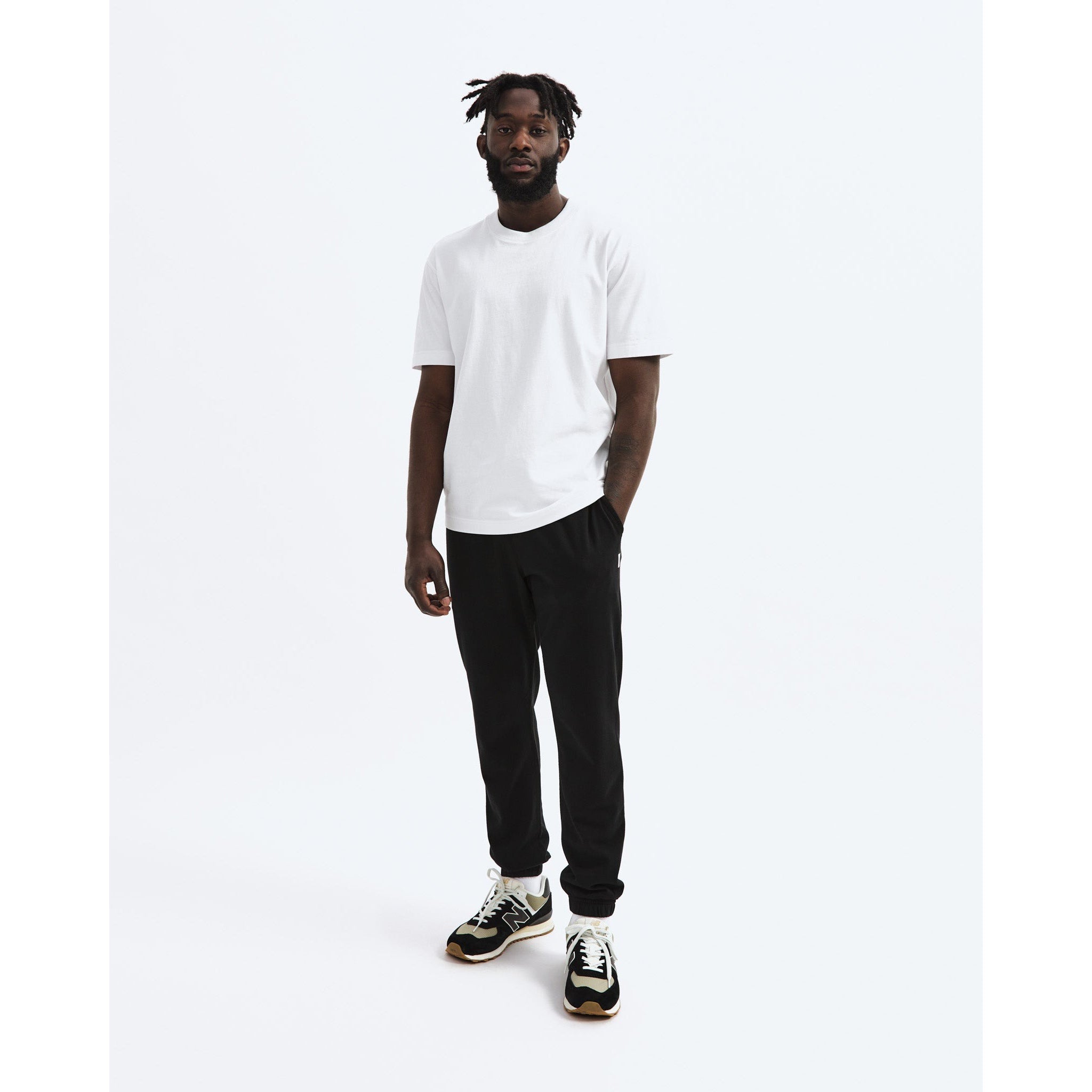 Reigning Champ Men Lightweight Terry Cuffed Sweatpant Black RC