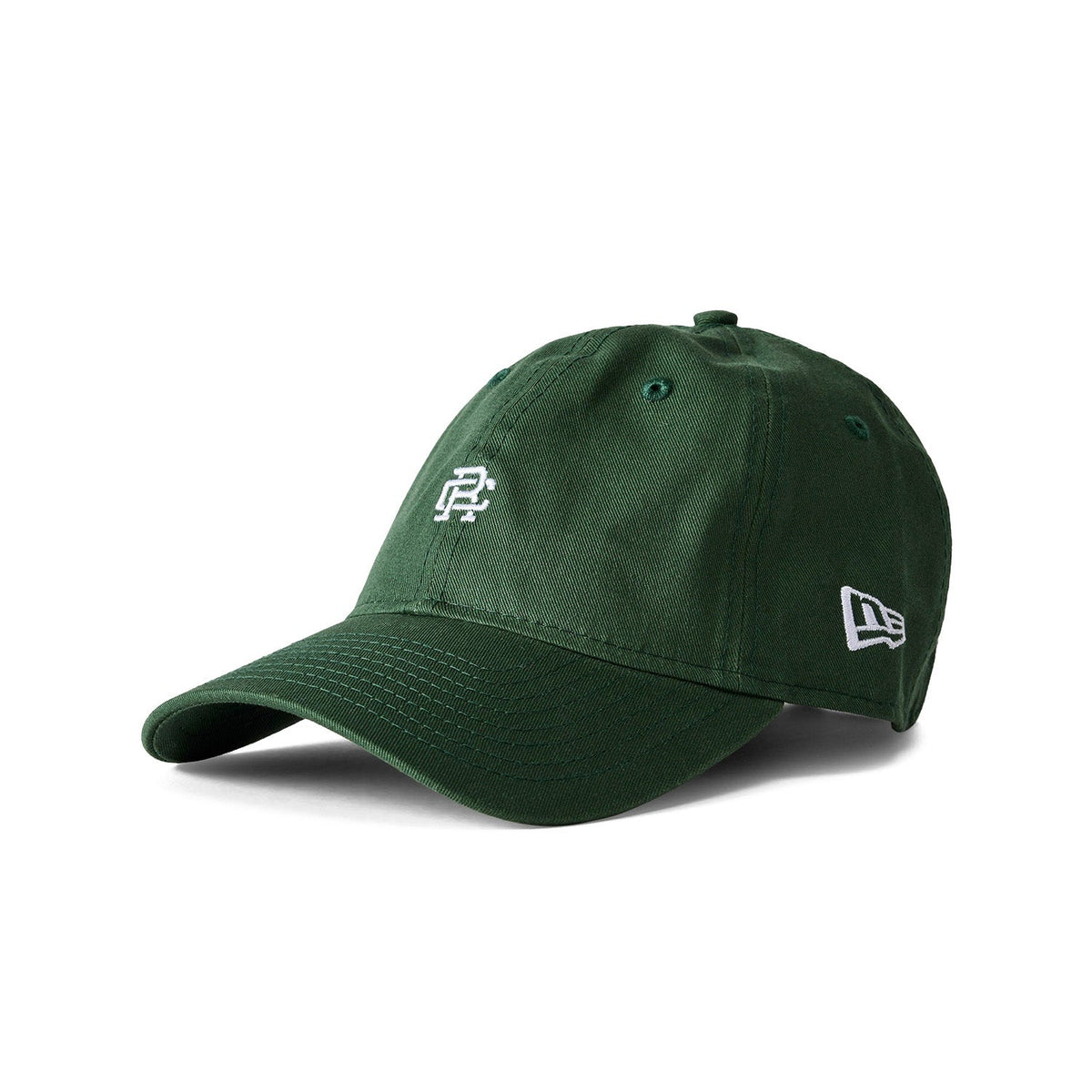 Reigning Champ Men Woven New Era 9Twenty Mini Monogram Cap British Racing Green - HEADWEAR - Canada