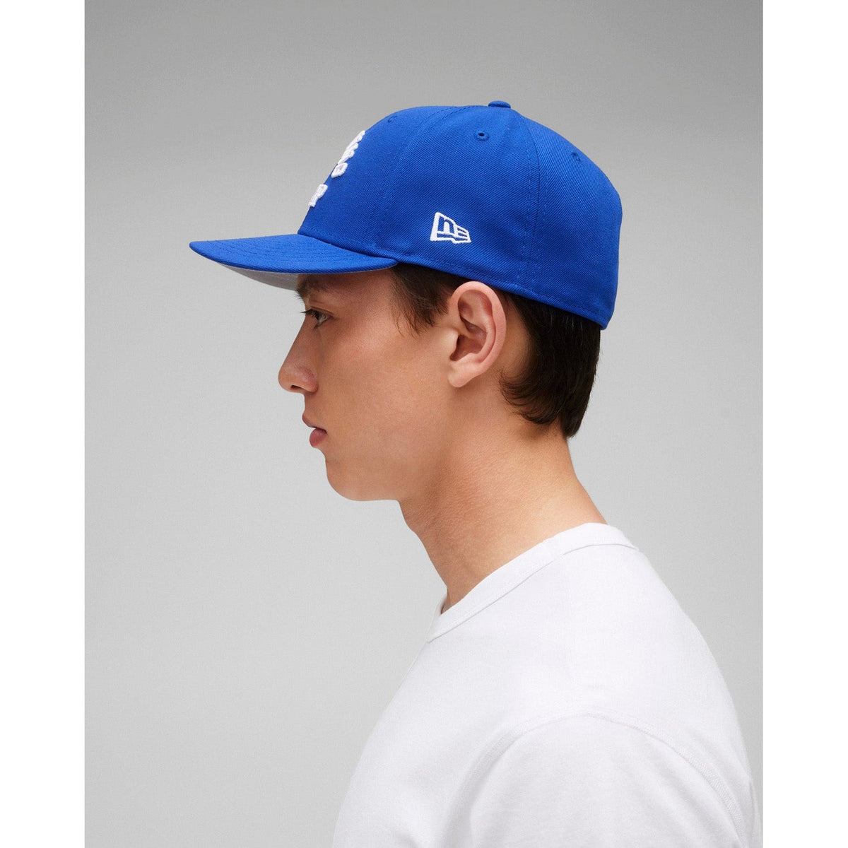 Reigning Champ Men Woven New Era Low Pro 59Fifty Arch Logo Cap Blue White - HEADWEAR - Canada
