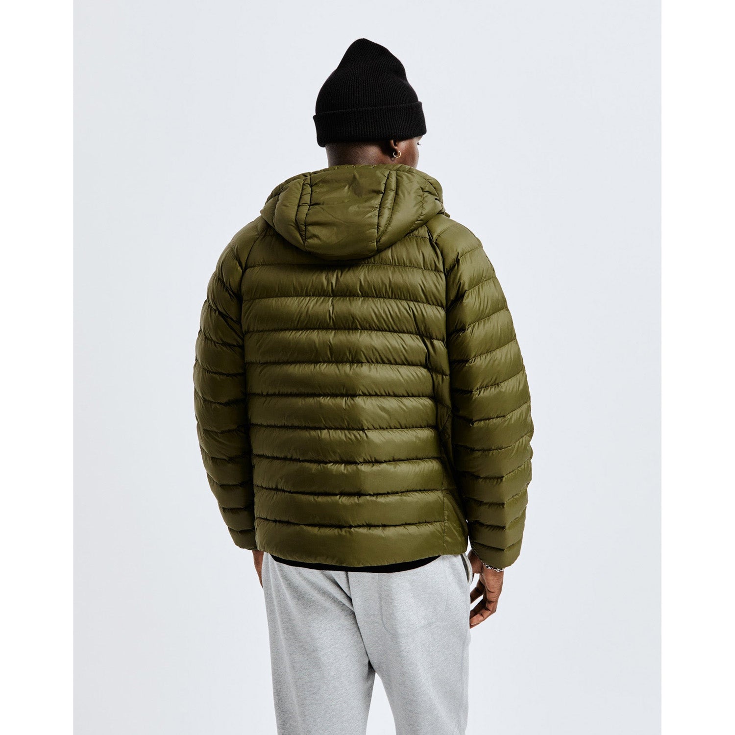 Reigning Champ Men Woven Warm-Up Downfill Jacket Olive RC-4238-OLV - OUTERWEAR - Canada
