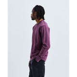 Reigning Champ Mid Wt Jersey Long Sleeve Aubergine RC-2222-AUB - T-SHIRTS - Canada