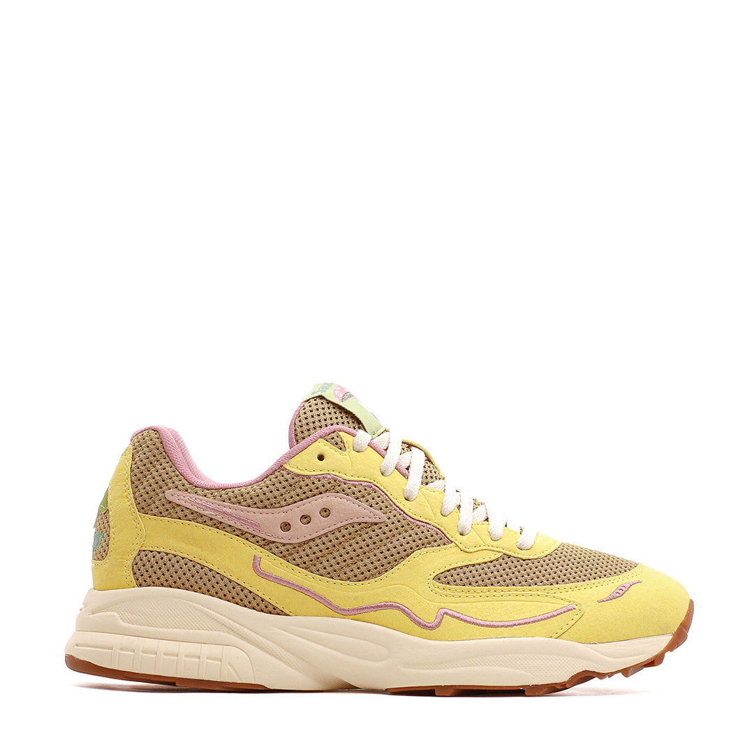 Saucony Men 3D Grid Hurricane Mushroom Tan Yellow S70747-1 - FOOTWEAR - Canada Main image