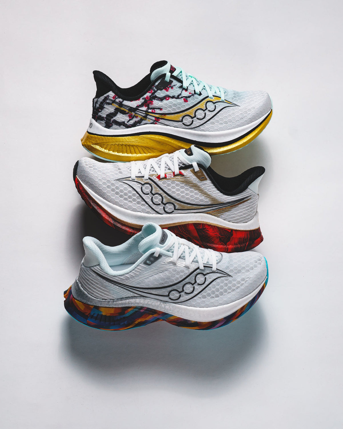 Saucony Men Endorphin Speed 5 White Fleur S21007-401 - FOOTWEAR - Canada