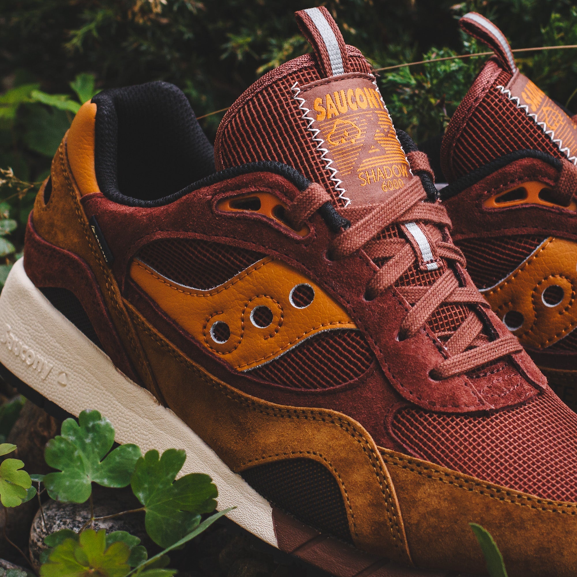 Saucony Men Shadow 6000 Brown Gore-Tex S70786-1 - FOOTWEAR - Canada