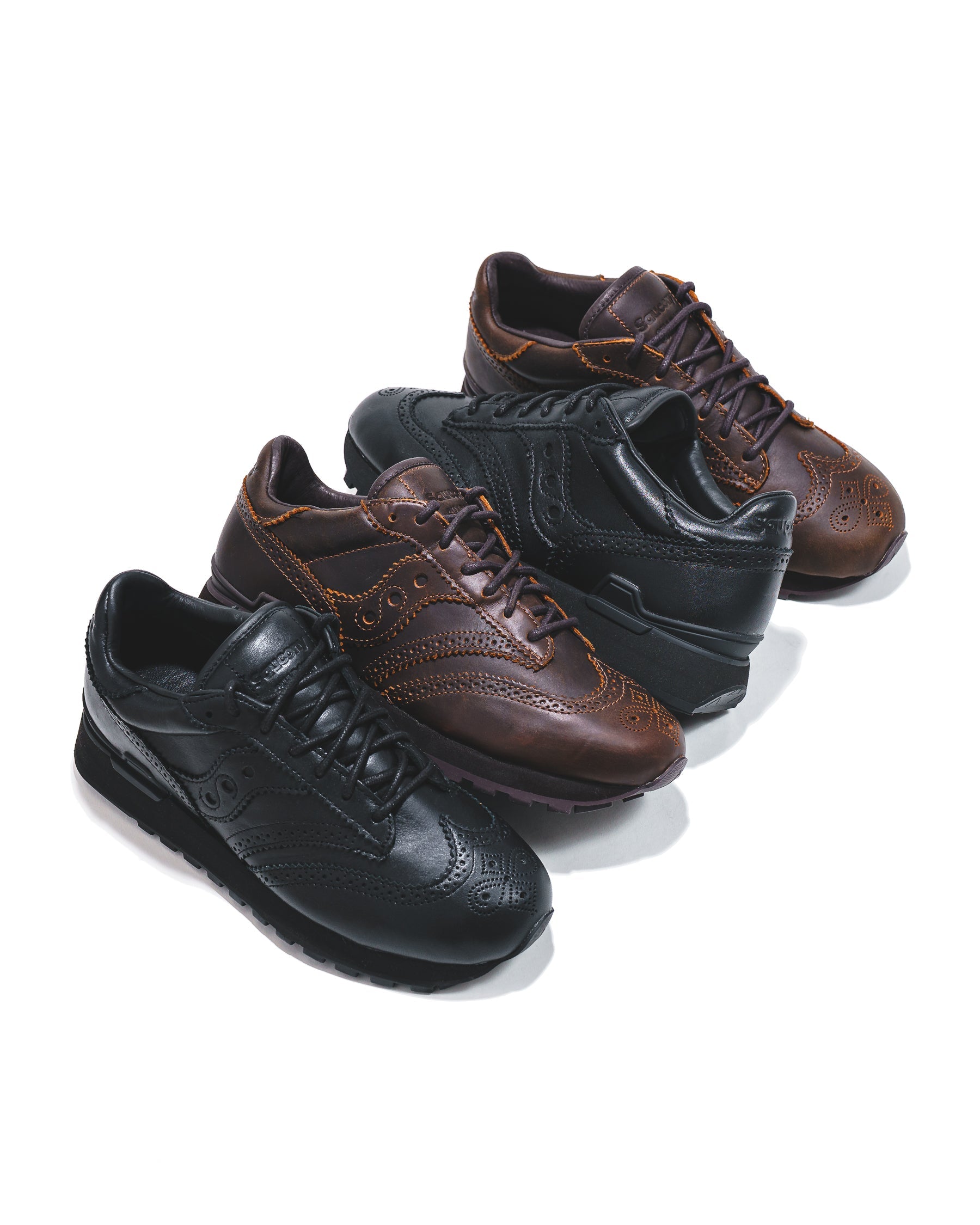 Saucony x Engineered Garments Men Shadow Original Wingtip Brown S71046-1 - FOOTWEAR - Canada